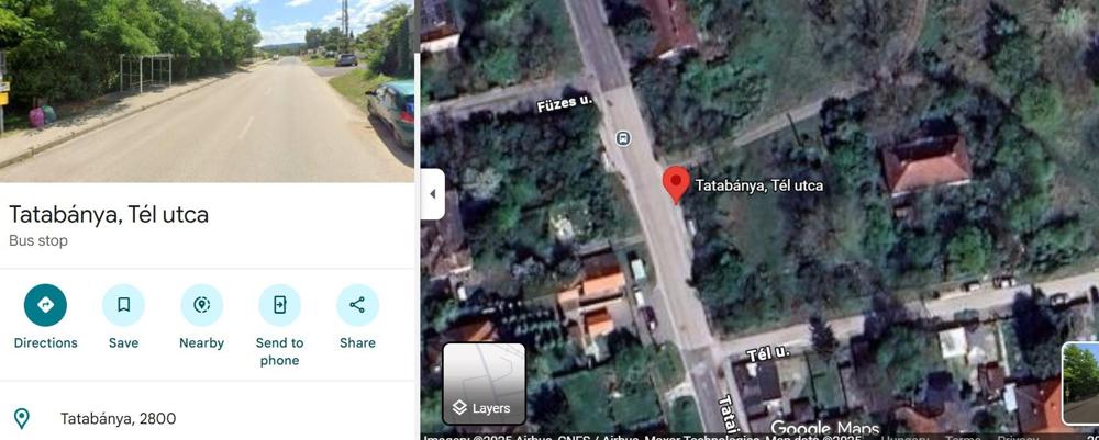 Hiányzó buszmegálló